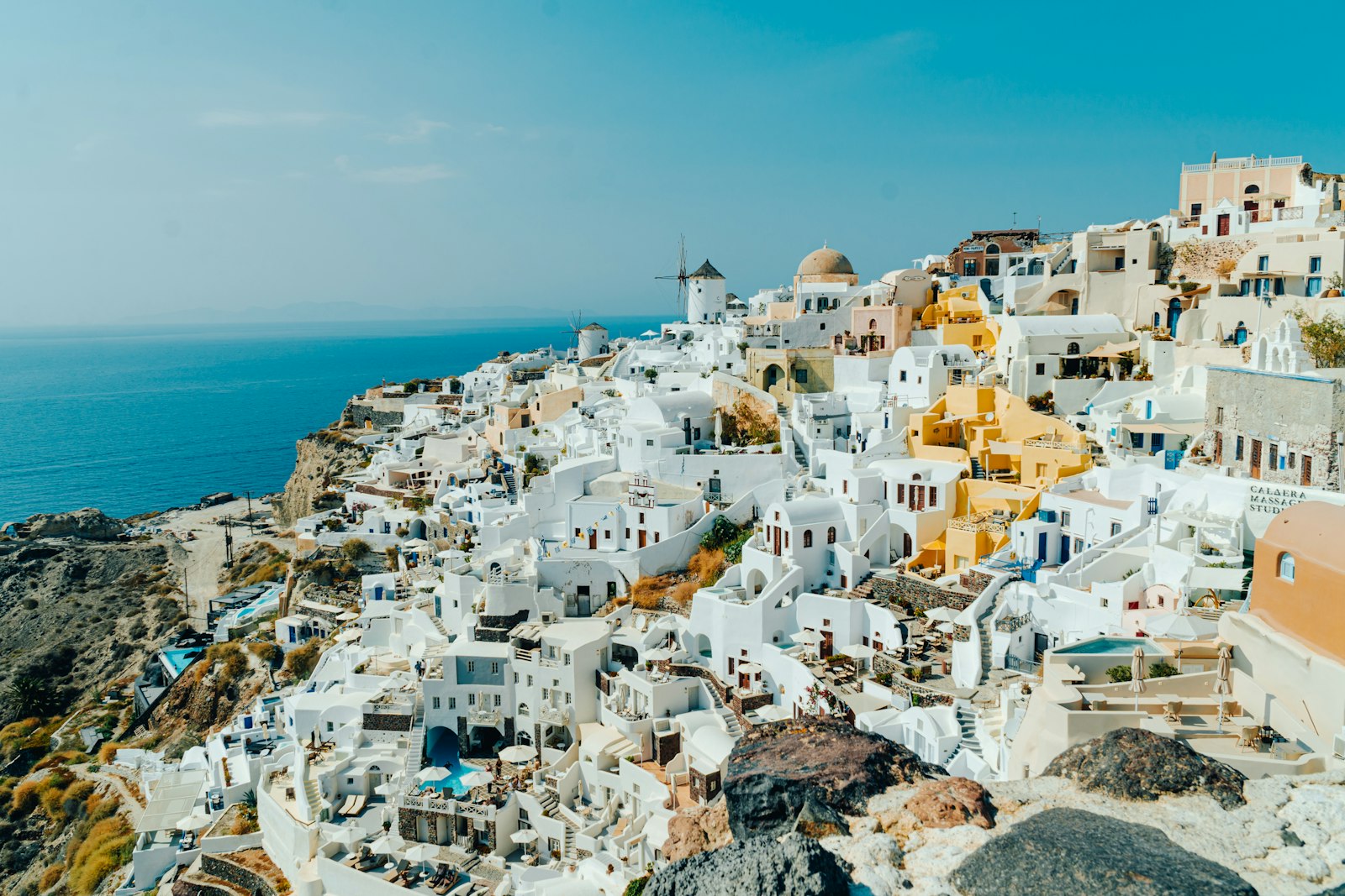 Fira, Santorini, sobre o mar Egeu