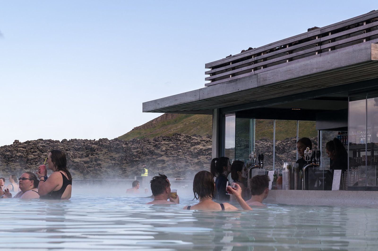 Relaxar na Blue Lagoon
