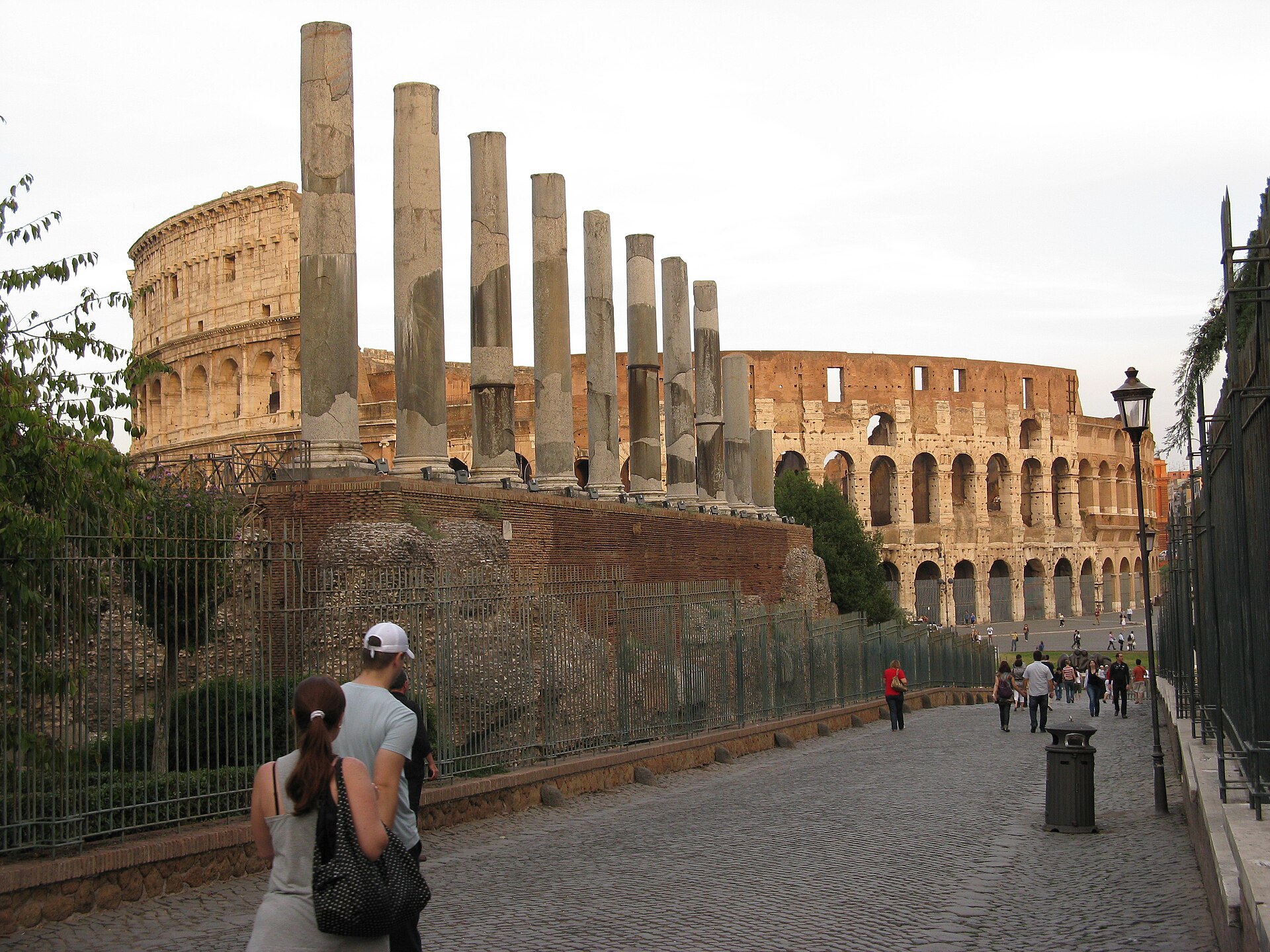 Coliseu de Roma ao final da tarde