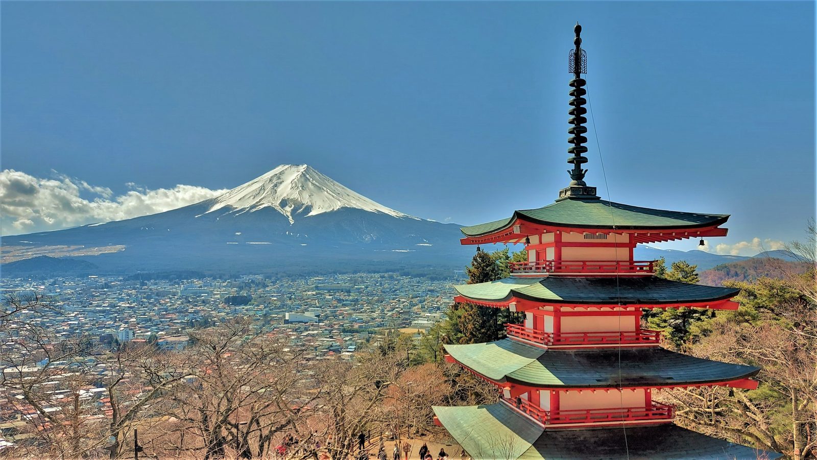 Admirar o Monte Fuji