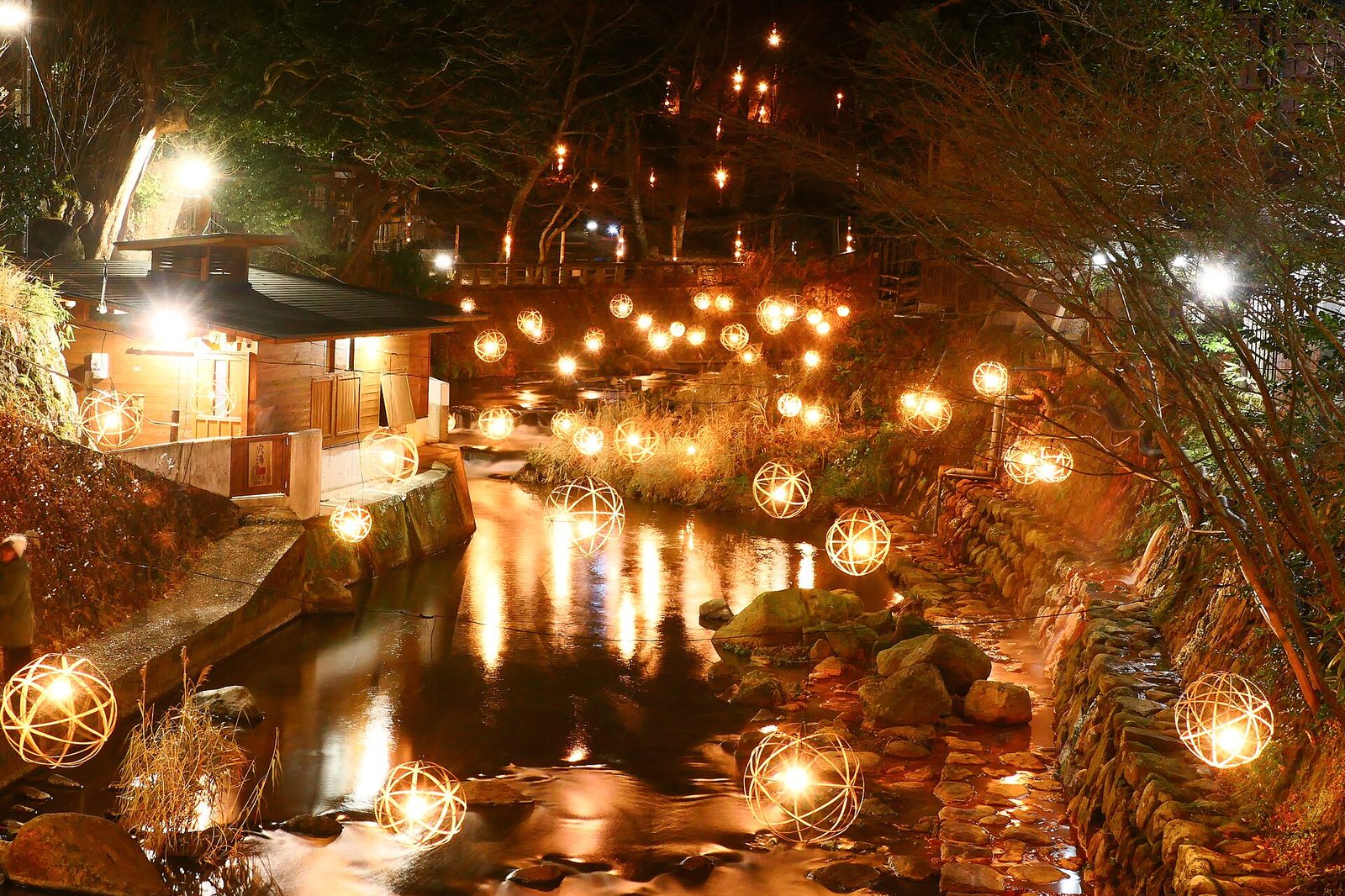 Relaxar num onsen