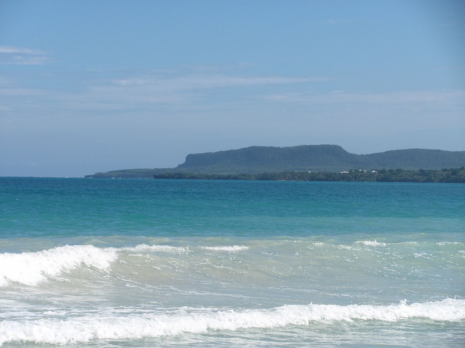 Costa selvagem do Cabo Samaná, República Dominicana