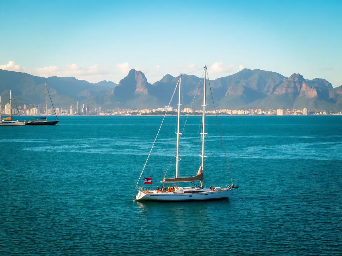 Passeio de barco pela Baía de Guanabara